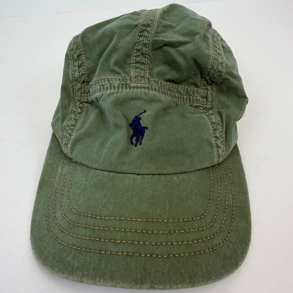 Polo Ralph Lauren Other - Polo Ralph Lauren Summer Hat Cap One Size Green Strapback Pony Vintage